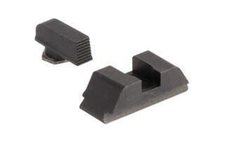 AmeriGlo Defoor Tactical Sights for the Glock 42/43 are blacked out for reduced glare and uncluttered sight picture